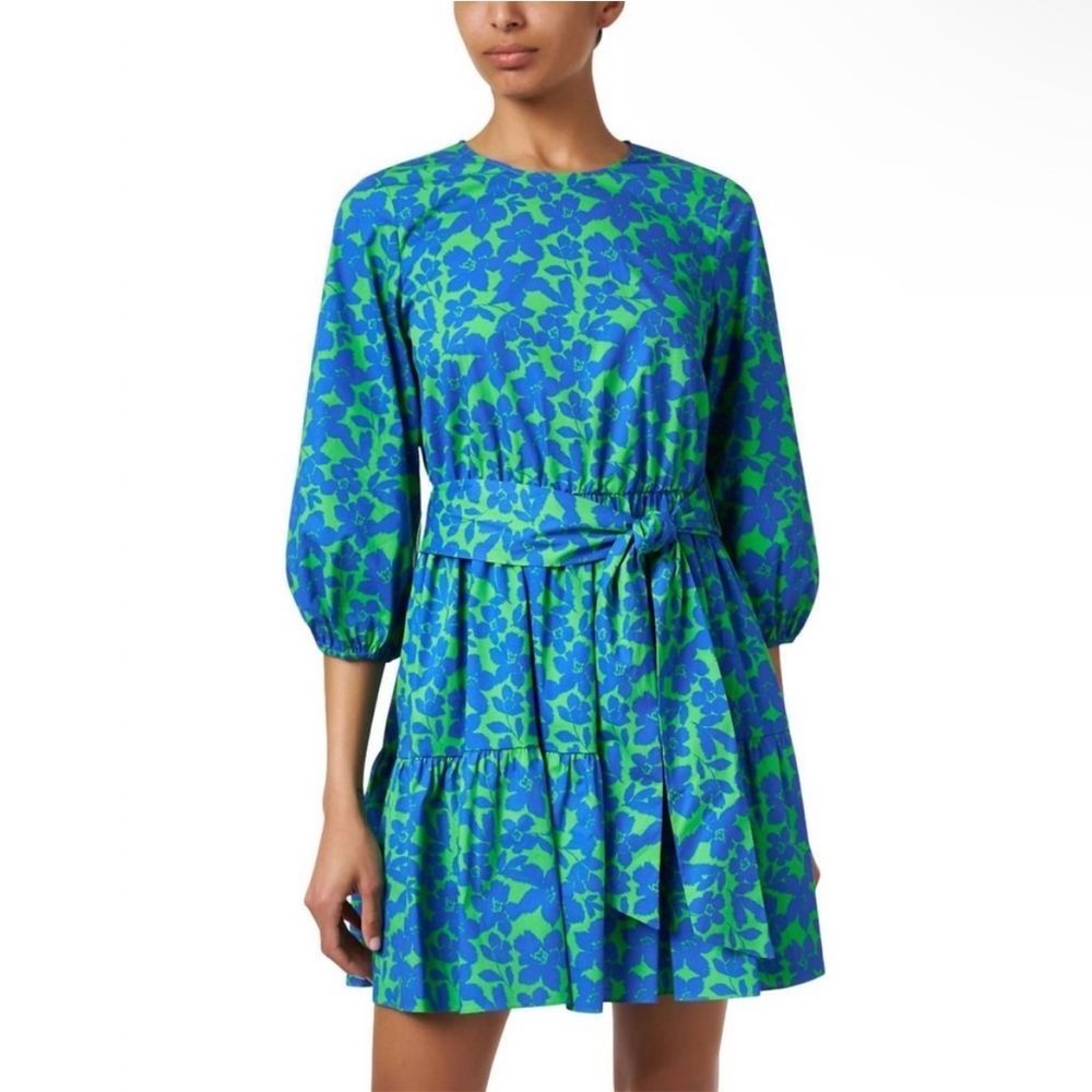 NWT Shoshanna Size 4 Becca print cotton dress